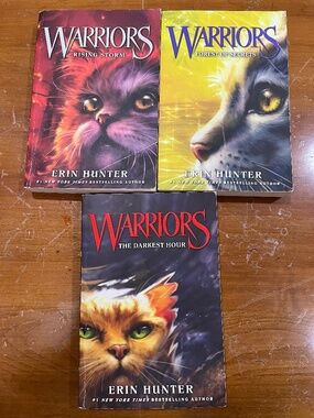Lot of 3 Warriors Paperback Books by Erin Hunter